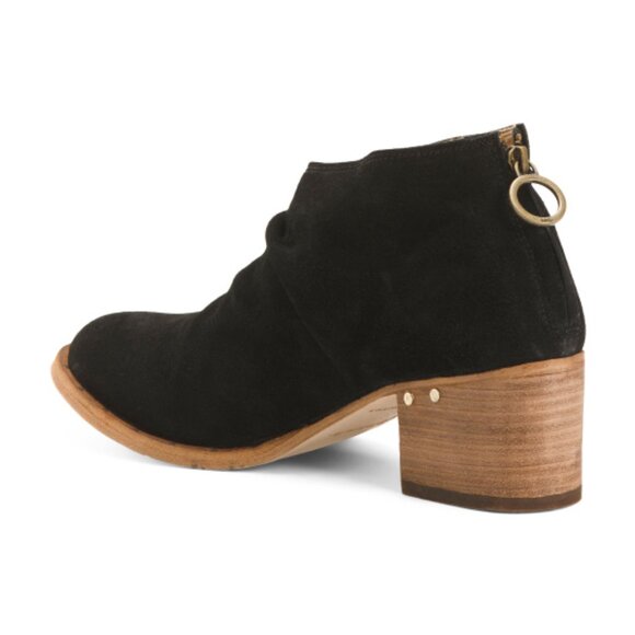 NEW  BEEK Suede Eaglet Booties western style  black for women 1065mn - Picture 3 of 8